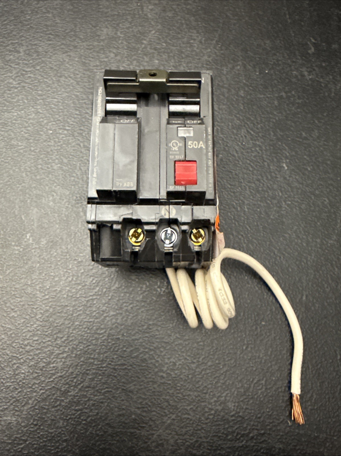 GE 50 Amp 240-Volts Double Pole Ground Fault Breaker with Self-Test