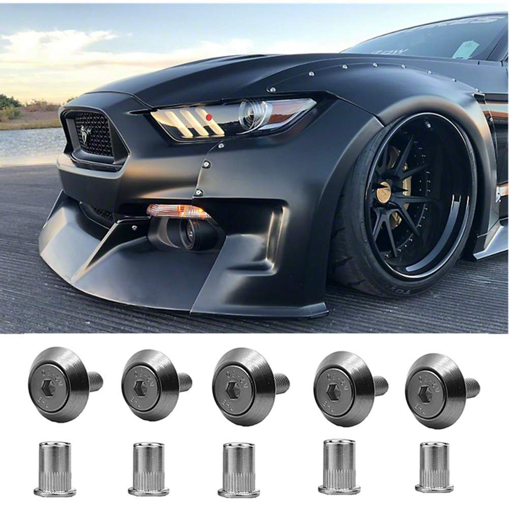 25PCS M5×20mm Stainless Fender Washer Bolt Kit Widebody Engine Fastener