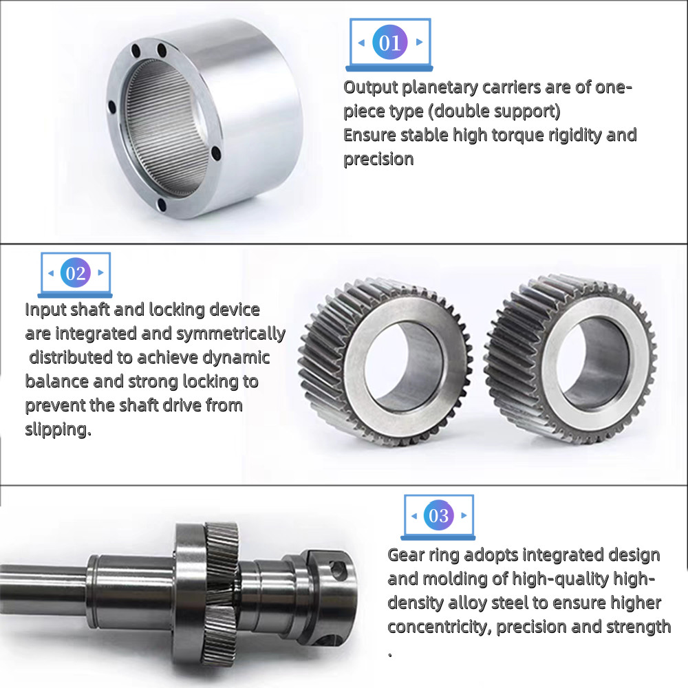 Nema 23 34 Planetary Gearbox Gear Head Reducer for 57 86 Stepper Motor 5:1~100:1