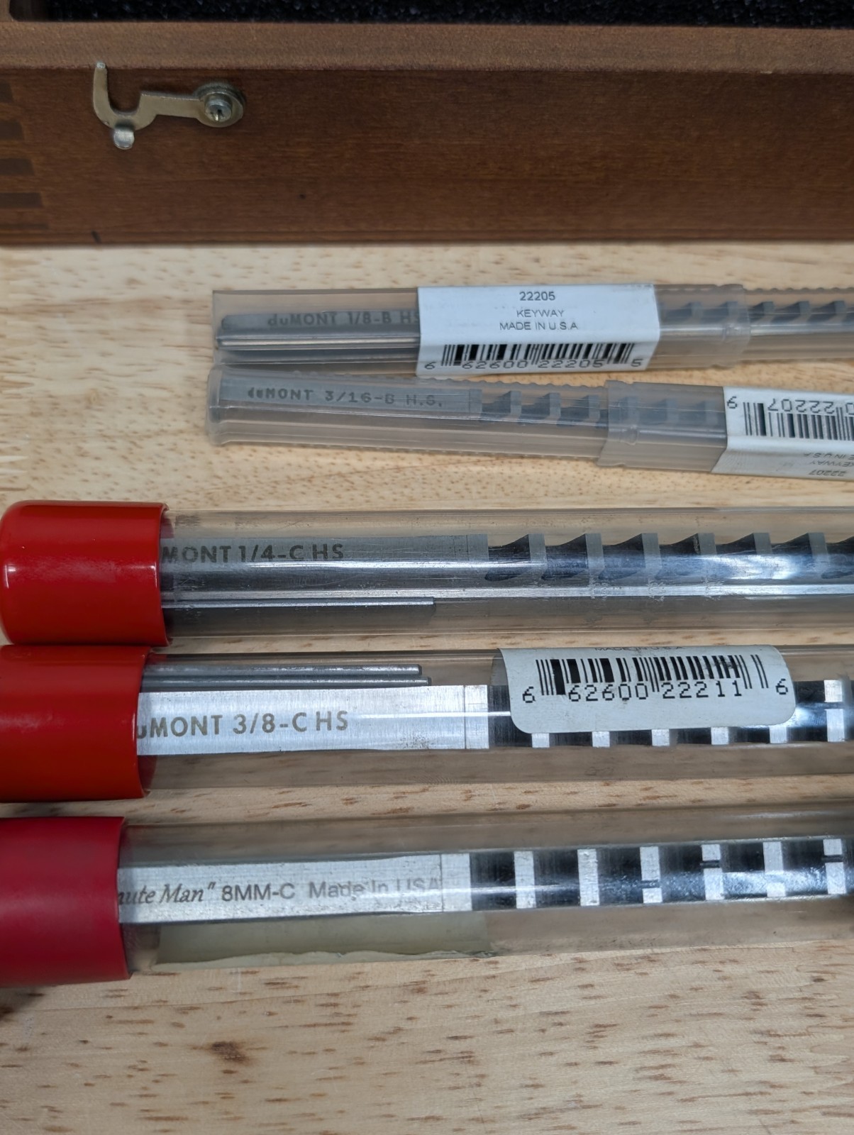 Dumont 10-10A Keyway Broach Set – Complete Set + 2 Extra Broach