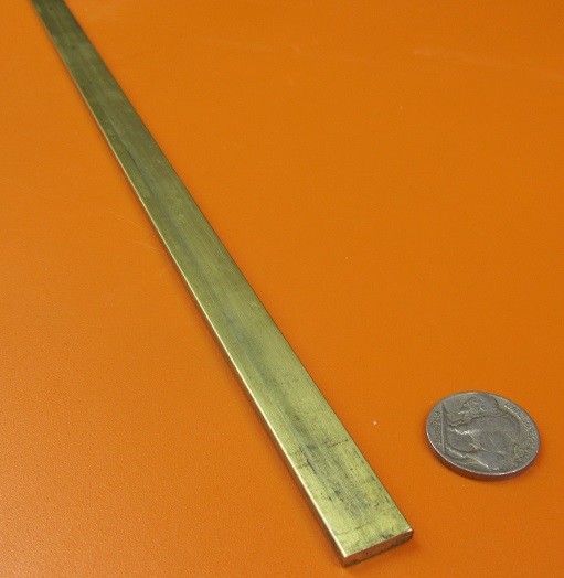 360 Brass Flat Bar 1/8″ Thick x 1/2″ Wide x 60.0″ Length