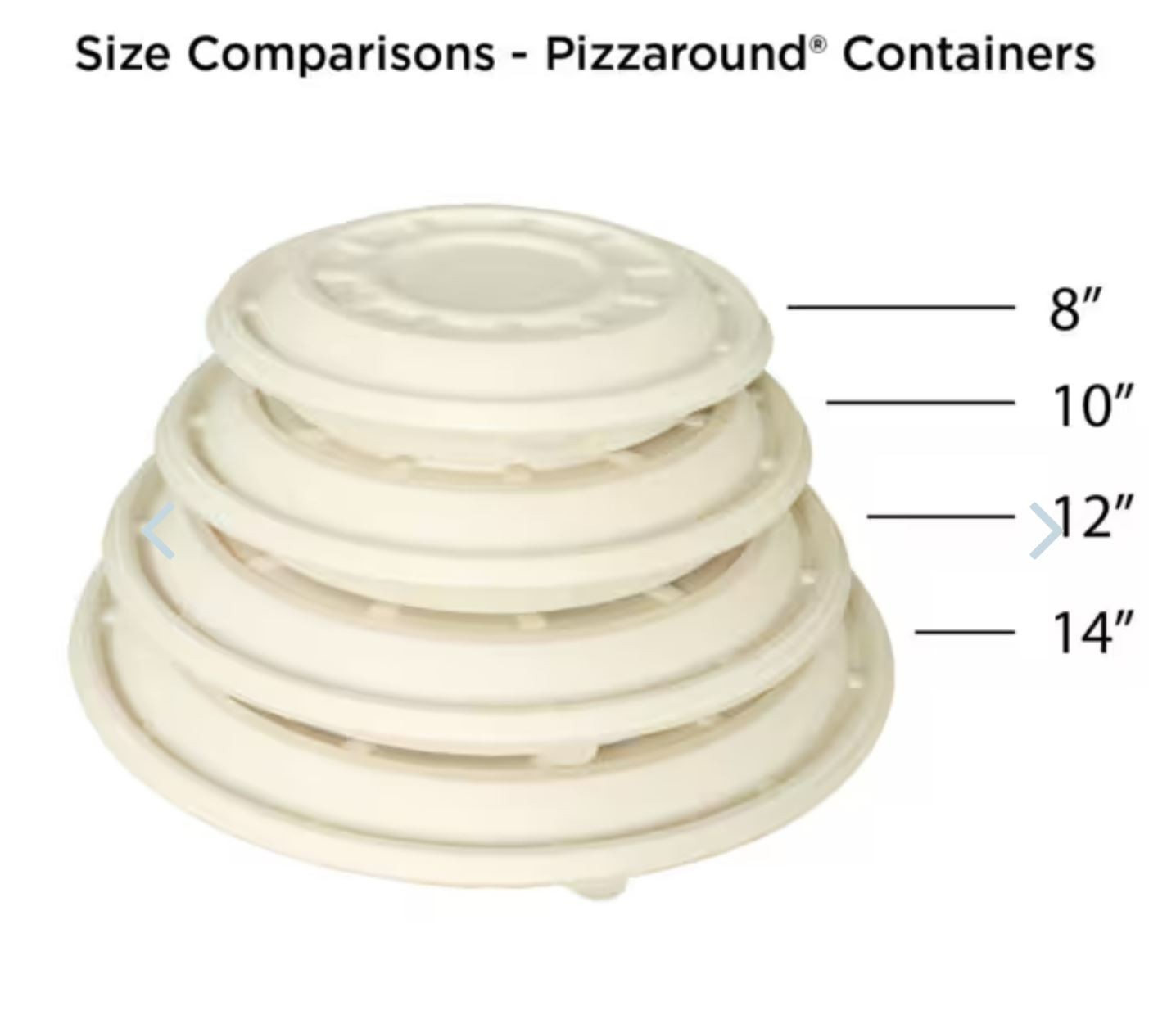 World Centric PRL-FB-12-LF Fiber 12″ Pizza Tray Lid – 200 / CS