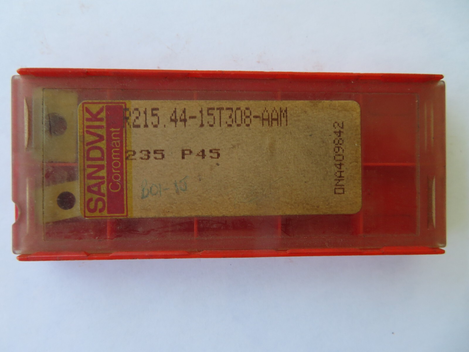 2 pcs SANDVIK R215.44-15T308-AAM Grade 235 P45 Carbide Inserts