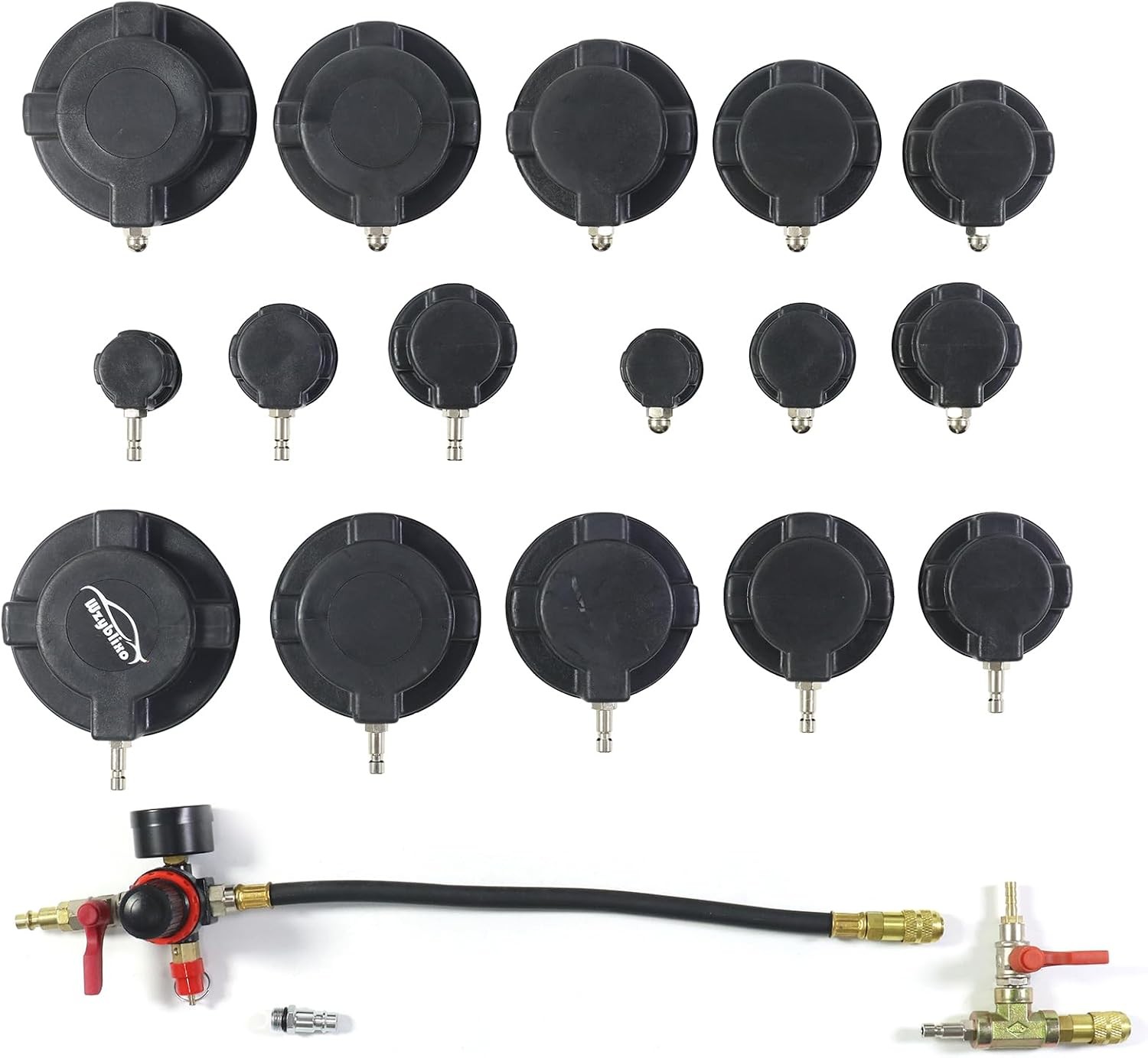 Turbo System Leakage Tester Kit, Turbo Pressure Leakage Tester for Cooling Emiss