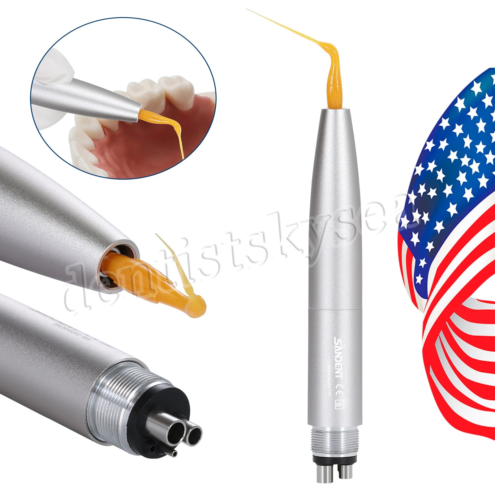 Dental Endo Irrigation Tip Irrigator VDW EDDY KaV NSK Air Scaler Handpiece Tips