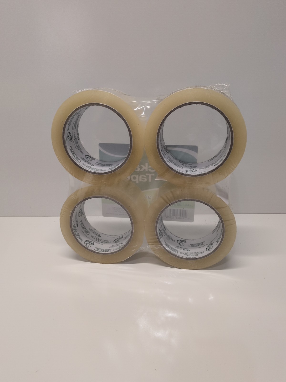 Duck 1.88 Inch x 100 Brand Standard Packaging Refill 4 Rolls Tape Yards NEW