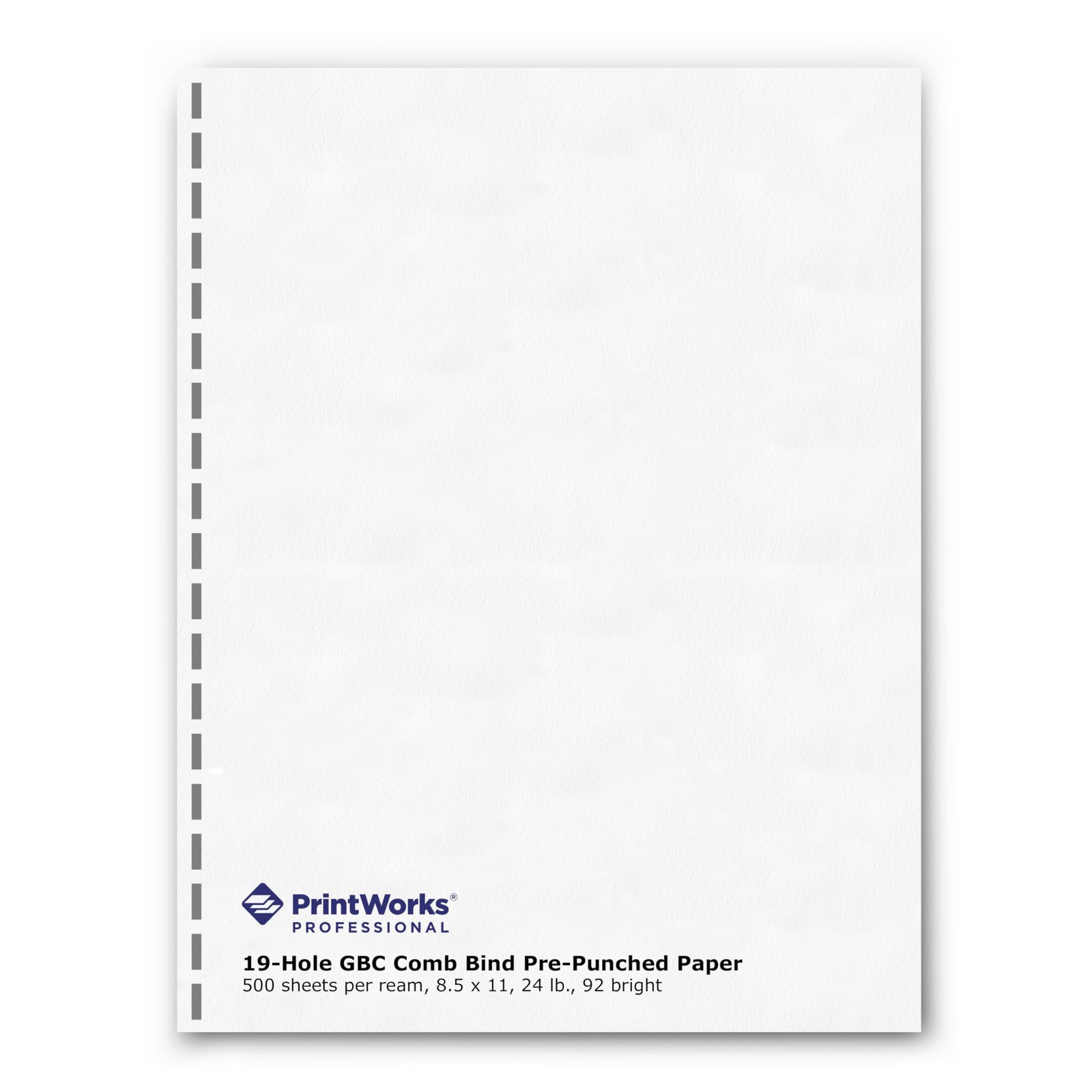 Professional GBC 19 Hole Comb Binding Pre-Punched Paper – Book Binding Printe…