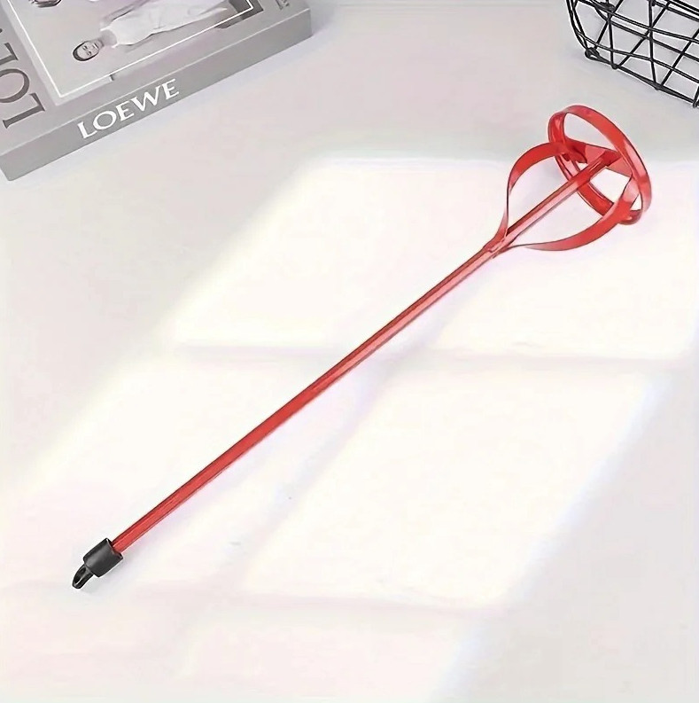 1pc Drill Mixer Paddle Hex Shaft Paint Cement Mortar Stirrer – NEW