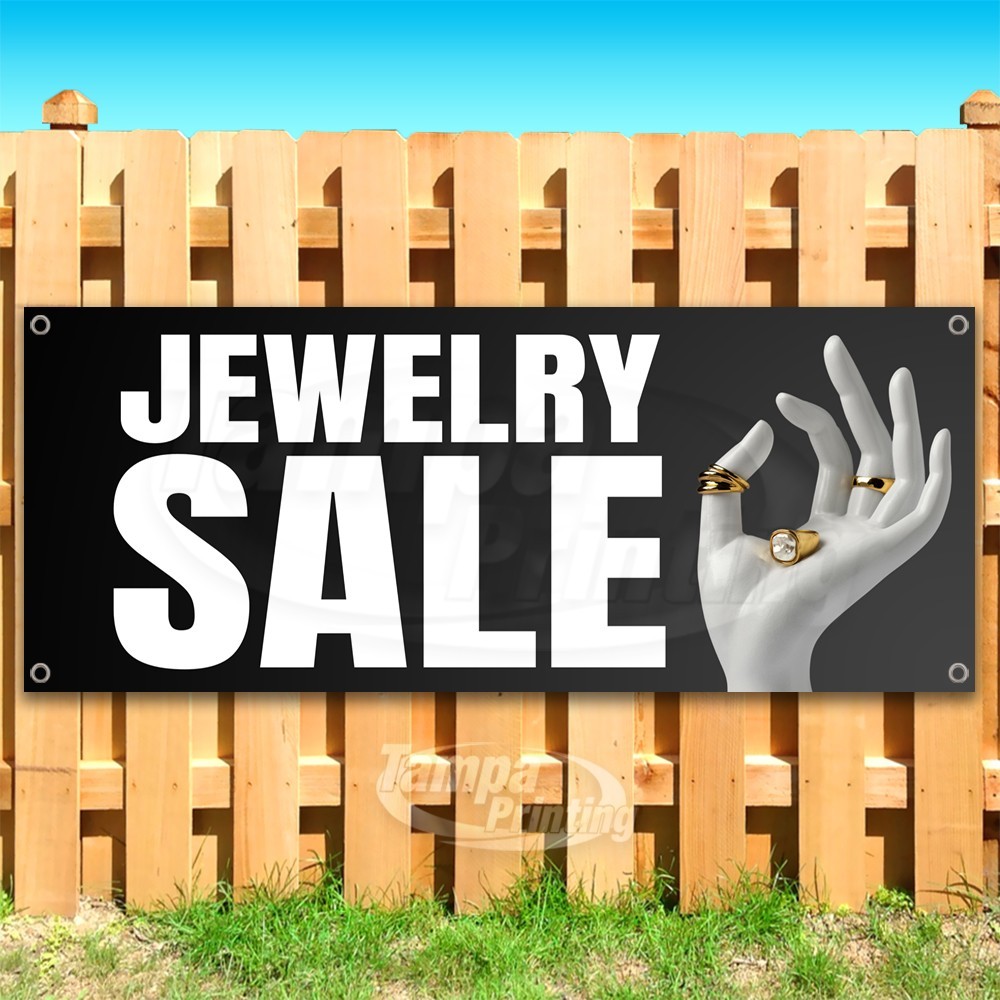 JEWELRY SALE Advertising Pawn Shop Vinyl Banner Flag Sign USA SB10974