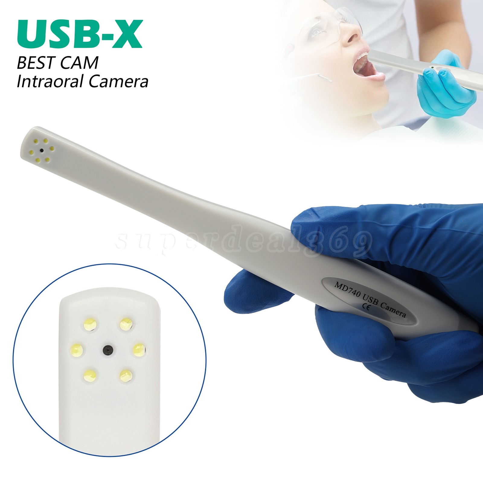 NSK Style Dental Slow Low Speed Contra Angle Handpiece Push Button E-type CE
