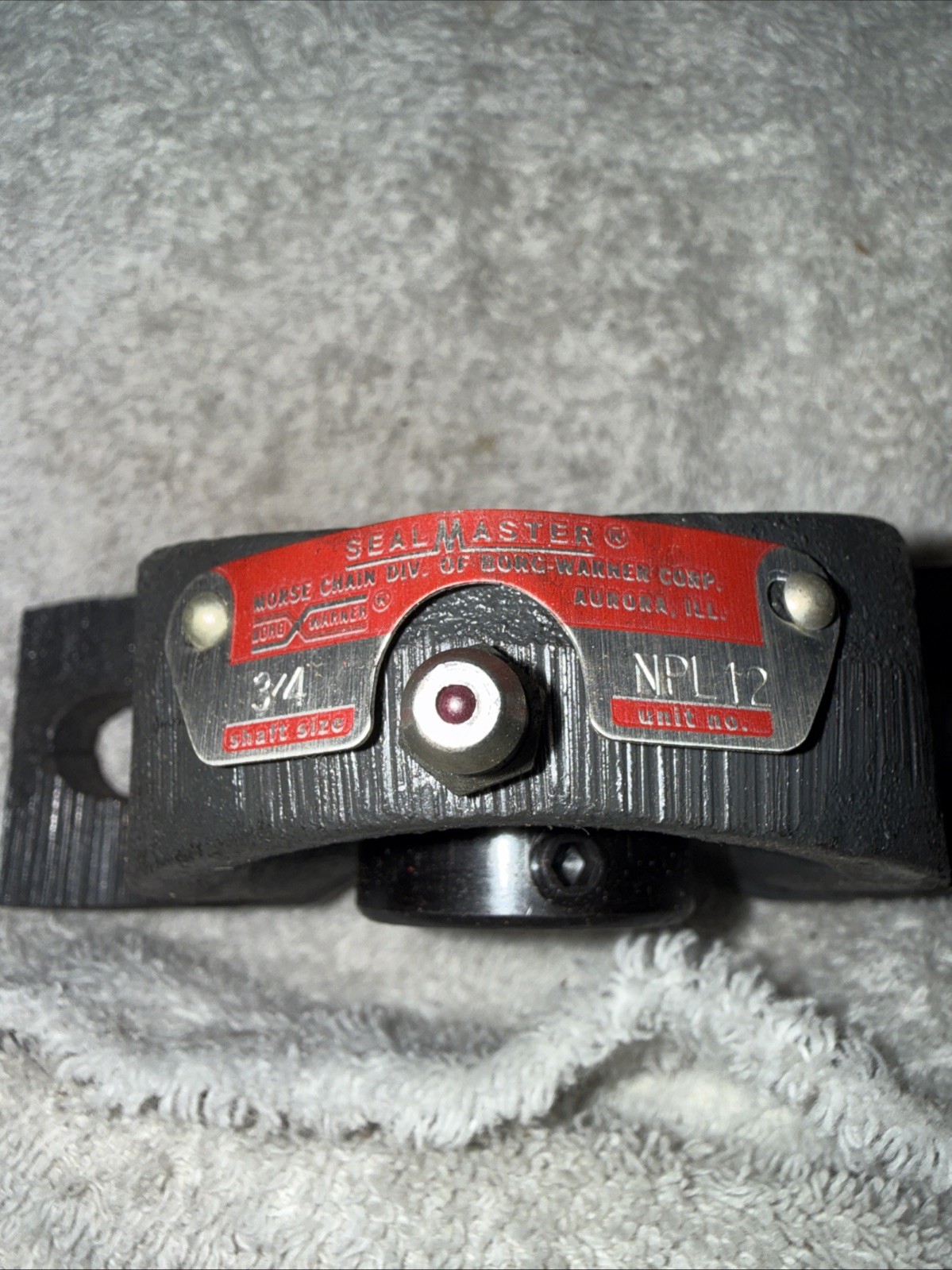 SealMaster NP-16 2 Bolt Pillow Block Bearing – Black