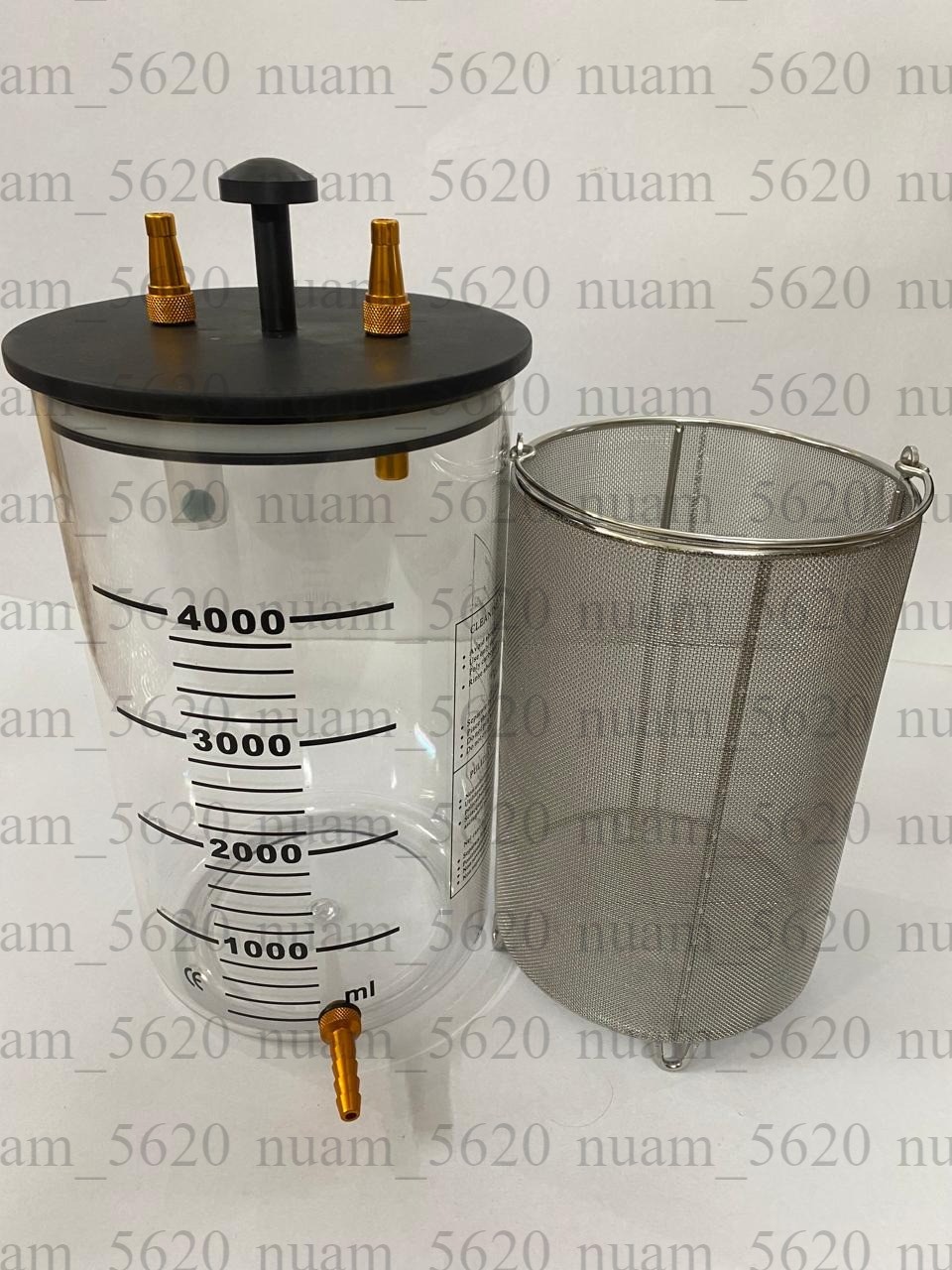 4000ml Fat Collection Reusable Canister With Steel Filter, Premium Quality