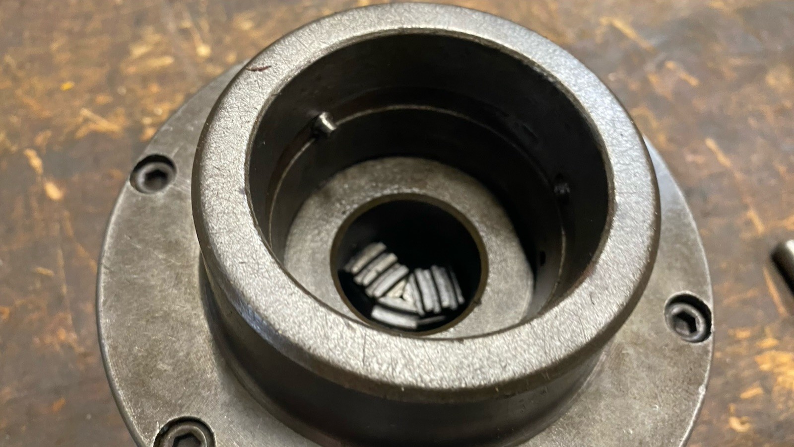 5” Skinner Lathe Chuck 3 Jaw Scroll Chuck Hardinge Taper Lock Mount