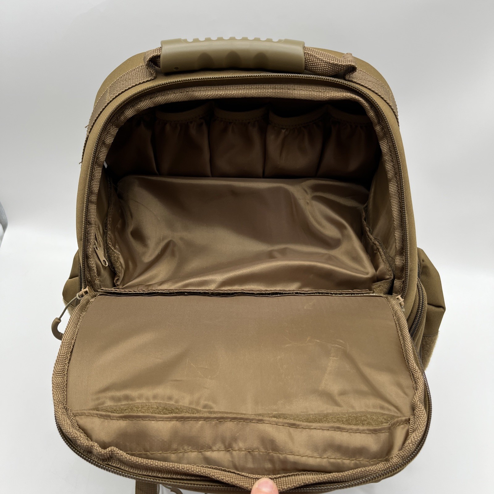 Olympia Tools Val-R Equipment 3 Pistol Backpack – Tan NWOT