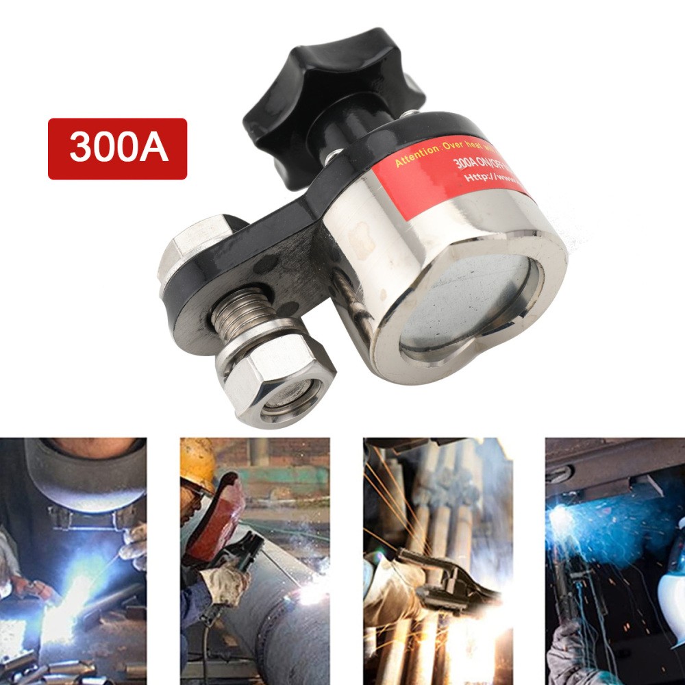 Magnetic Welding Ground Clamp 300A Grounding Magnet Connector Welding Machine