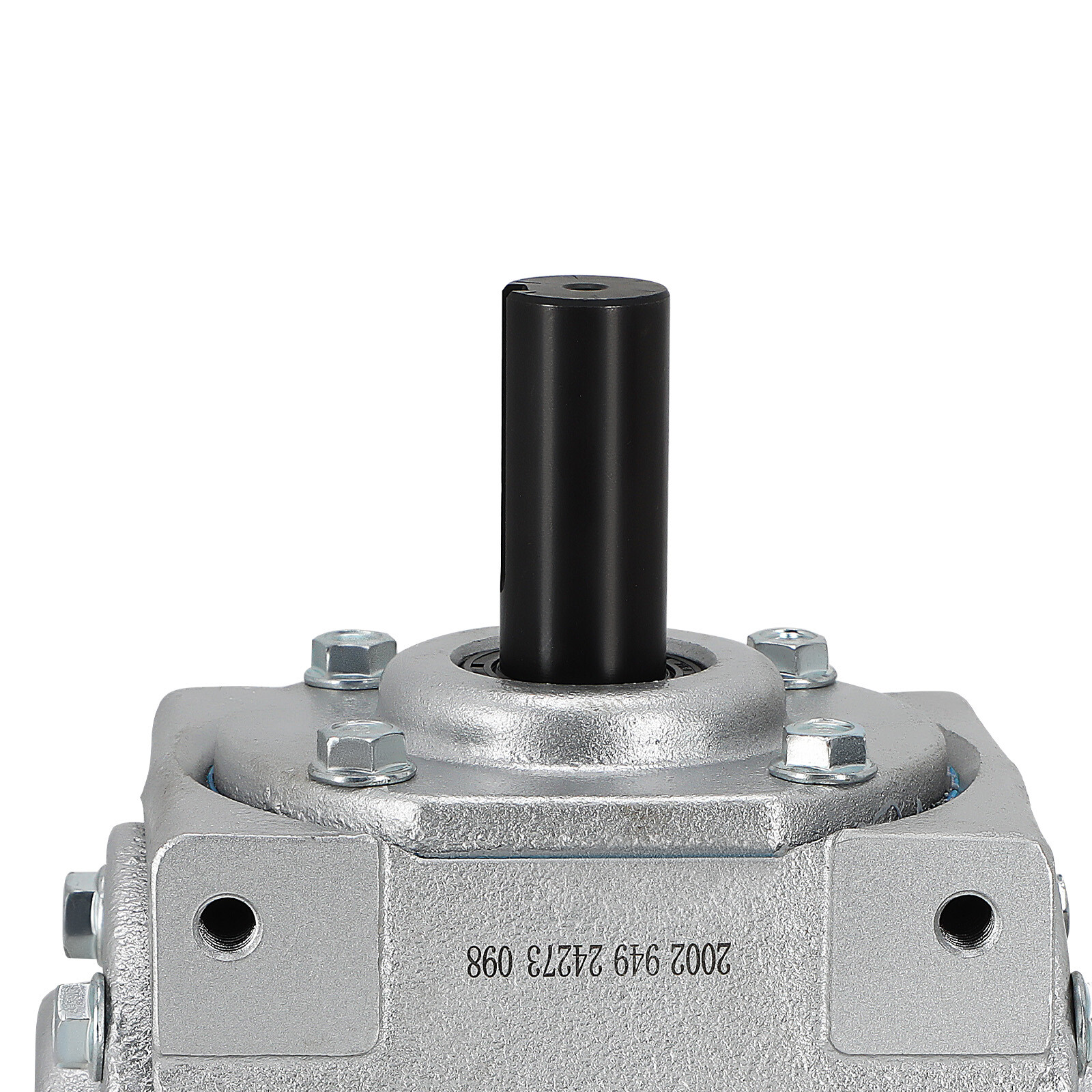 40 HP Right Angle Bevel Gearbox with 2 Keyed Shafts CW/CW 1:1 Clockwise