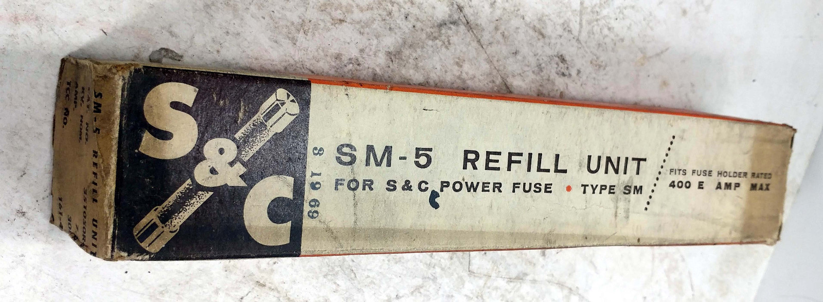 1 NEW S & C ELECTRIC 351050R4 SM-5 REFILL UNIT 30E AMP NIB ***MAKE OFFER***