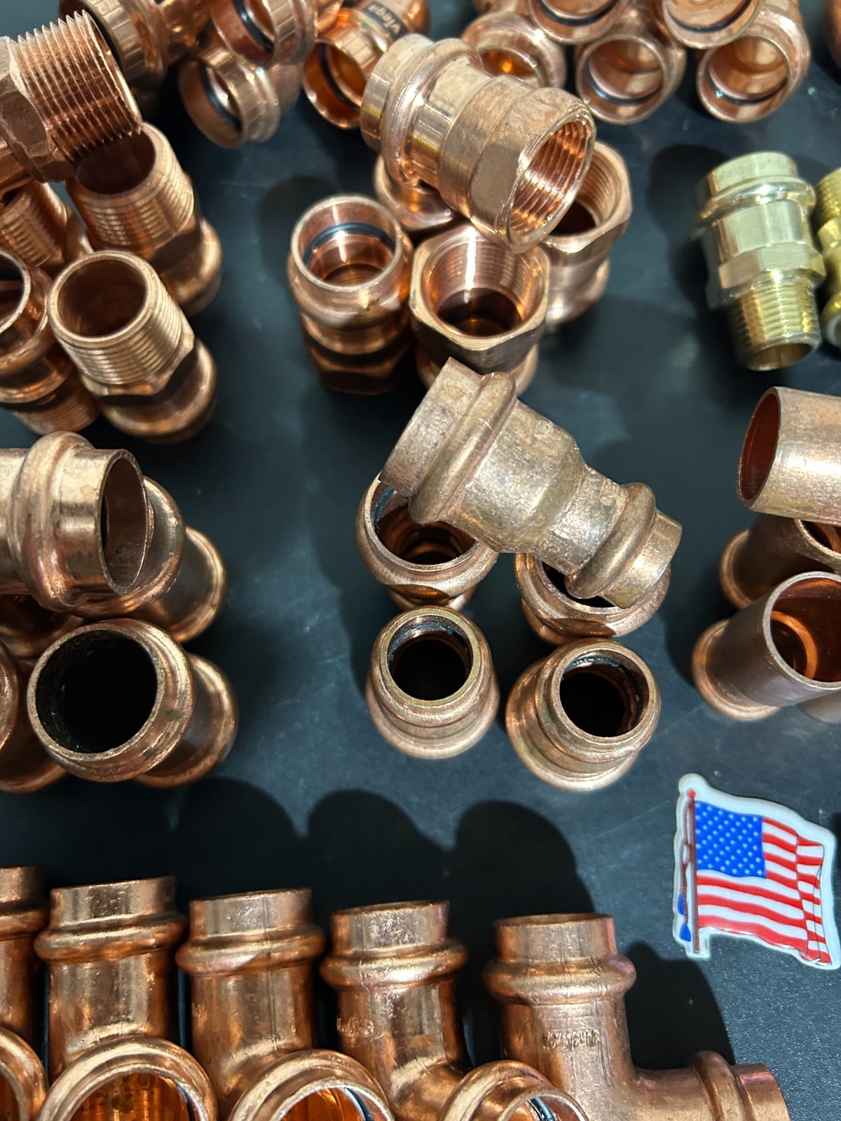 PROPRESS NIBCO VIEGA COPPER PRO PRESS FITTINGS 3/4″ NIB. MADE IN USA QTY 71