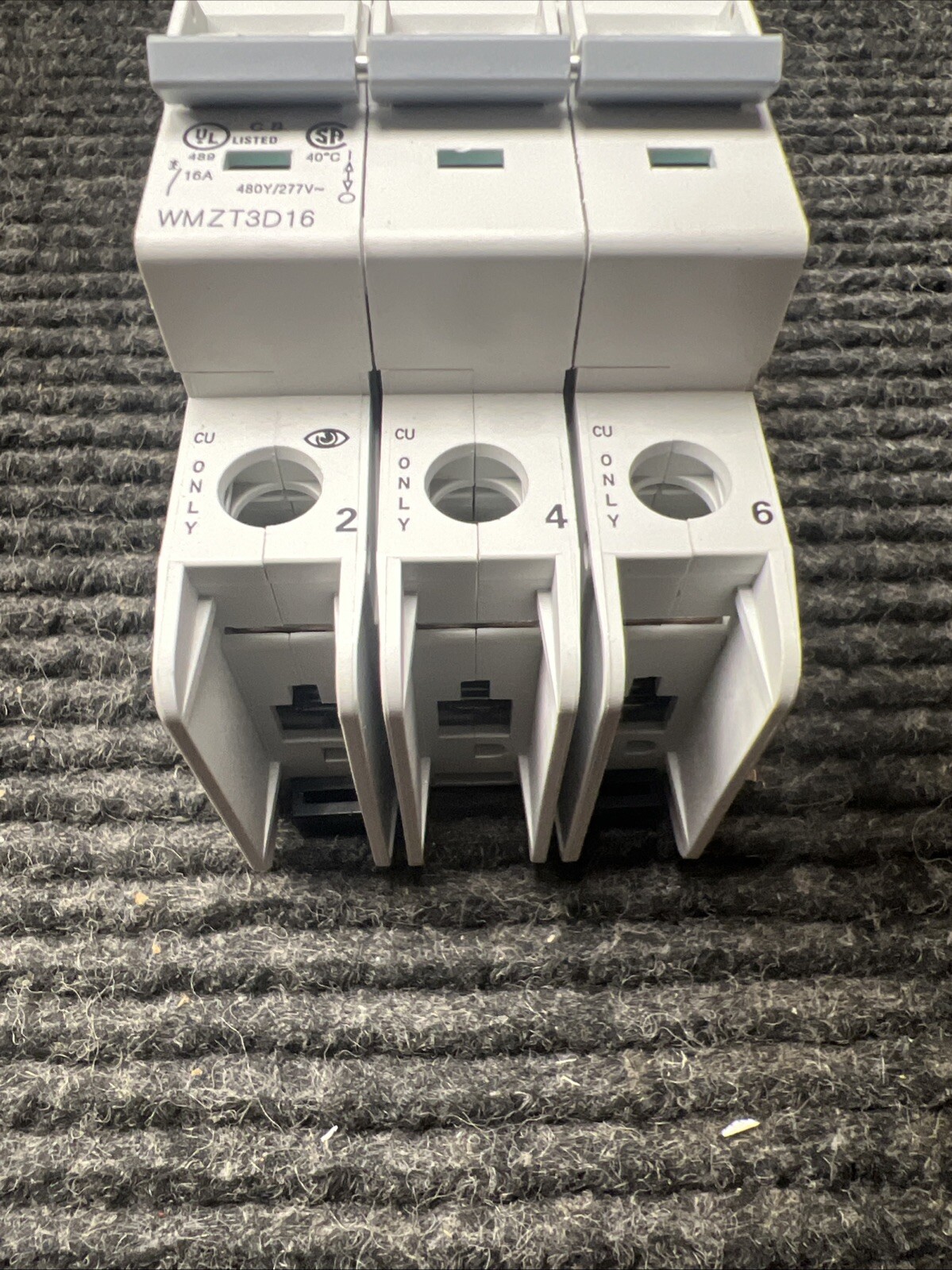 New EATON WMZT3D16 Circuit Breaker 16A 10kA Type D UL489 BT