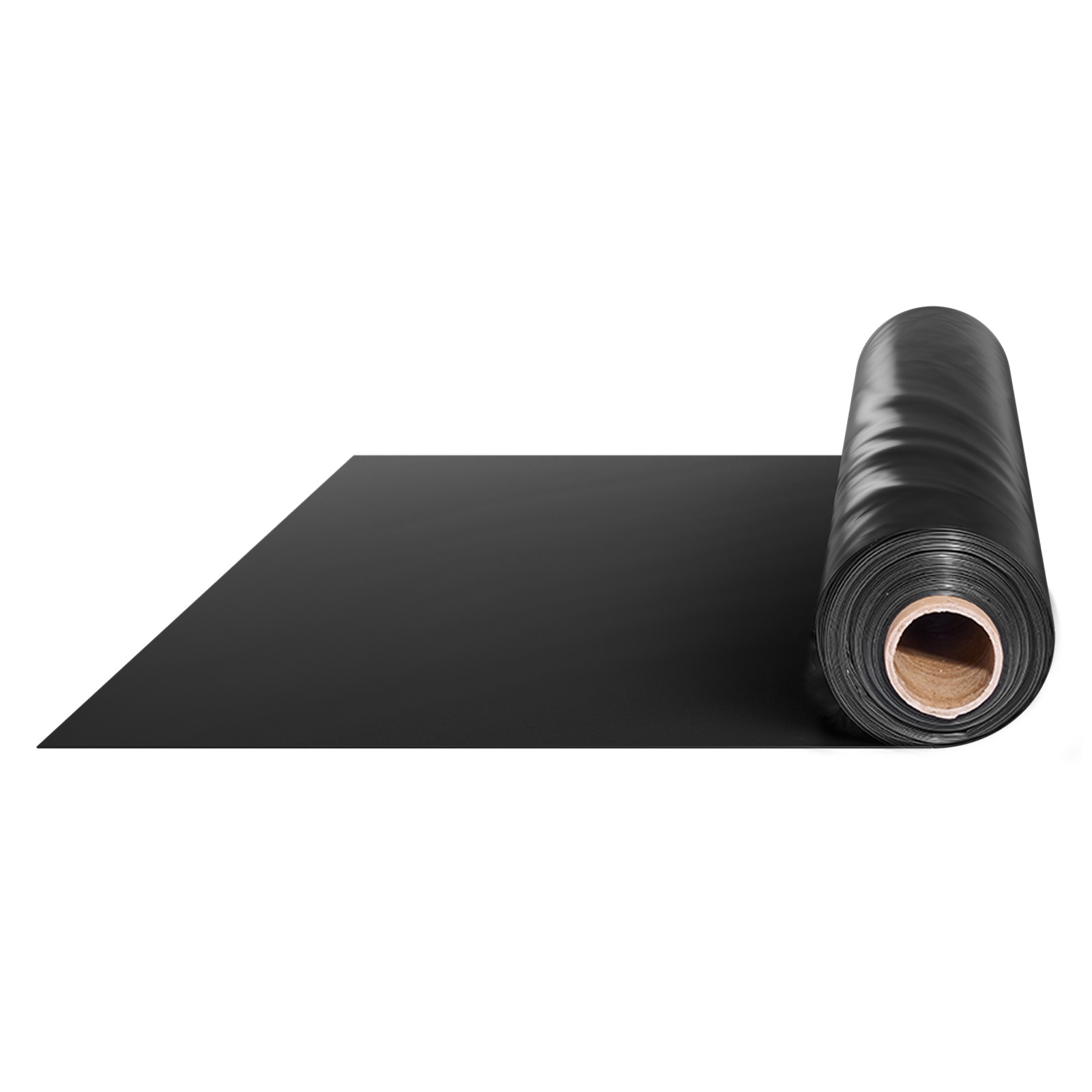 Uimoso 10Mil Plastic Sheeting Roll 10 x 100 FT Heavy Duty Polyethylene Black