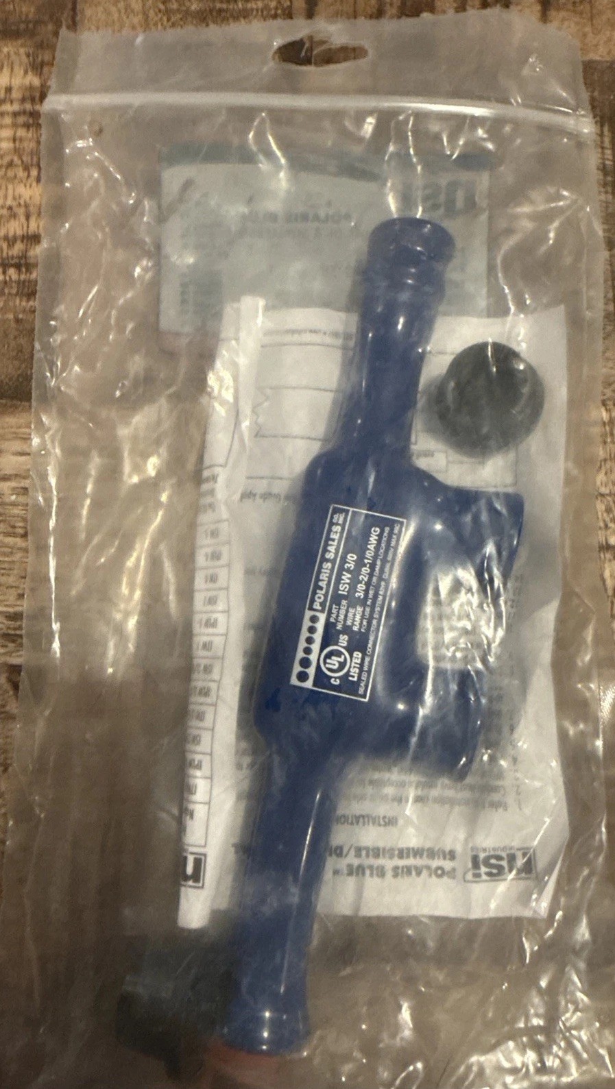 NSI Industries, Polaris Blue, IN-LINE Direct Burial & Submersible ISW-3/0 New
