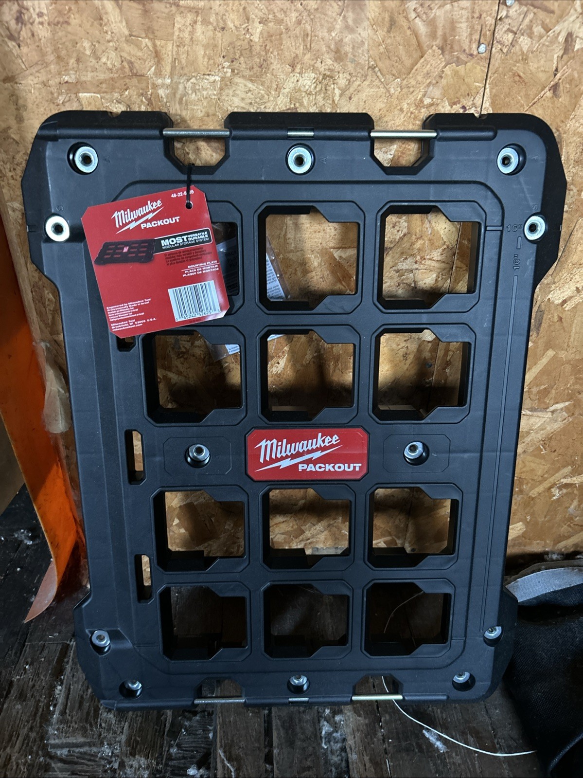 Milwaukee 48-22-8485 Packout Mounting Plate – Black