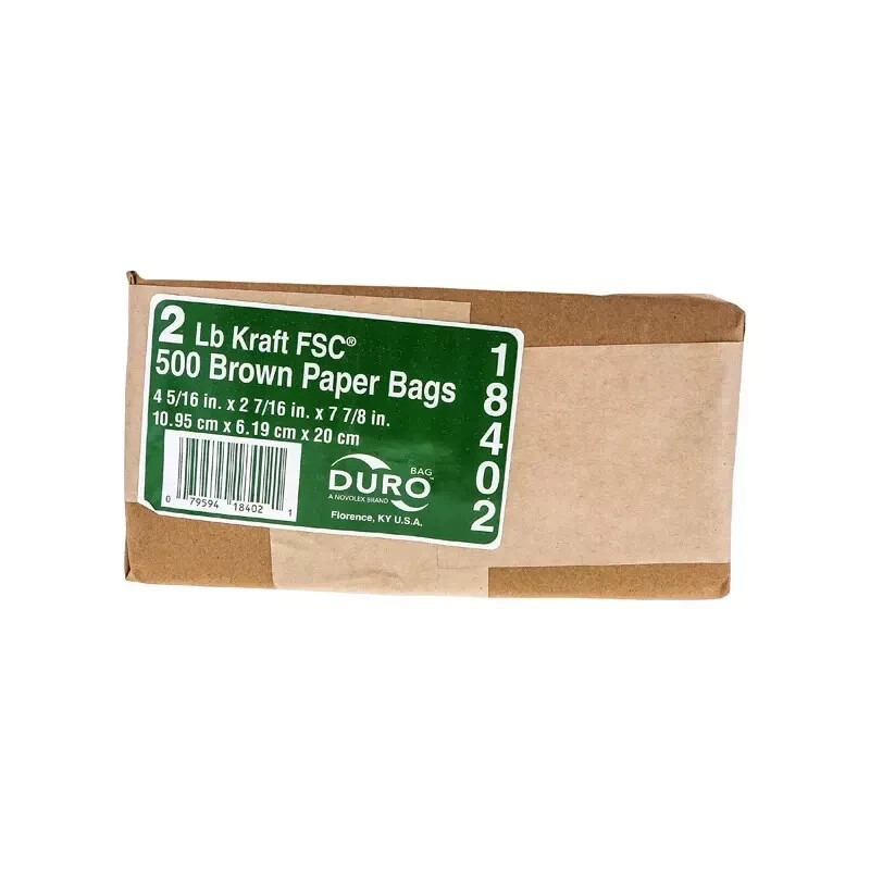 Duro Brown Paper Bag 2 Lb – 500 Count