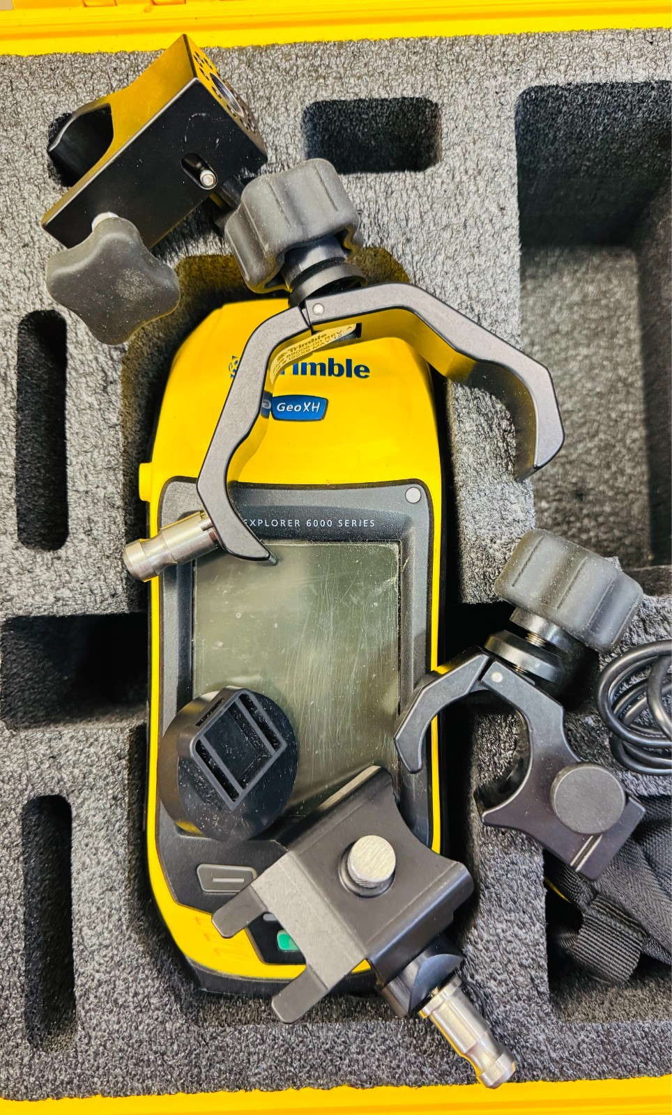 Trimble Geo XH GNSS Floodlight Centimeter NMA Antenna 57970-00 GPS Pelican Case