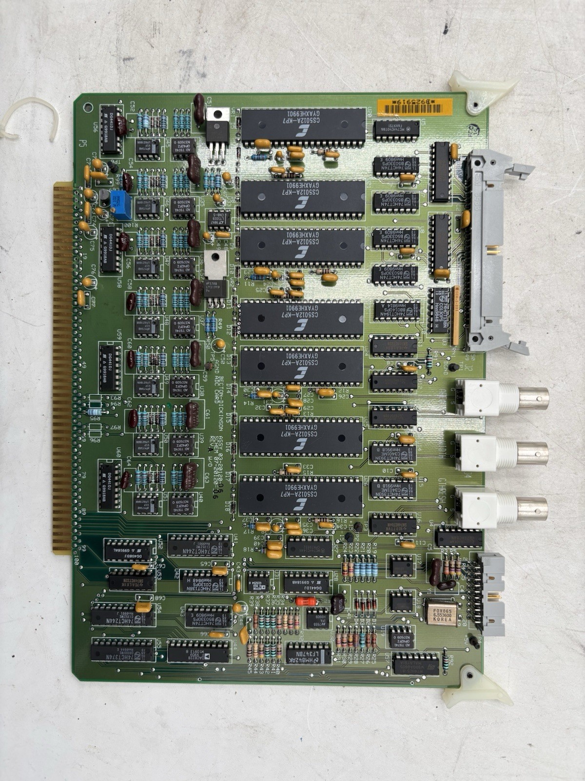 Becton-Dickinson BD FACSCalibur AGND ADC CARD 03-20120-06