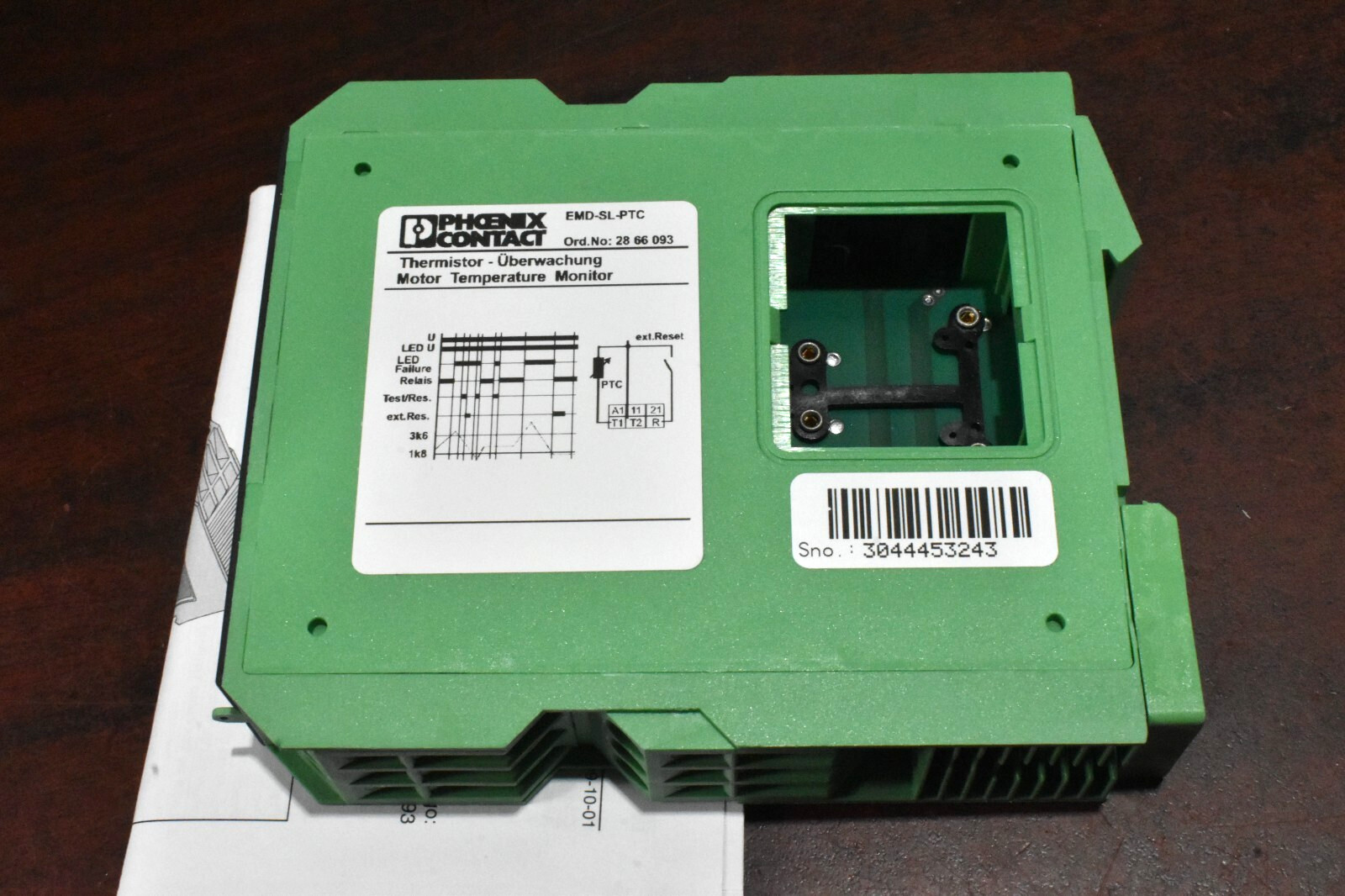 Phoenix Contact EMD-SL-PTC Thermistor Motor Temperature Monitor Relay