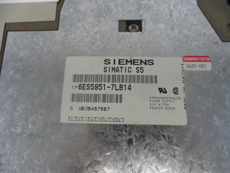 Siemens 6ES5951-7LB14 Power Supply Module / 30 Days Warranty.