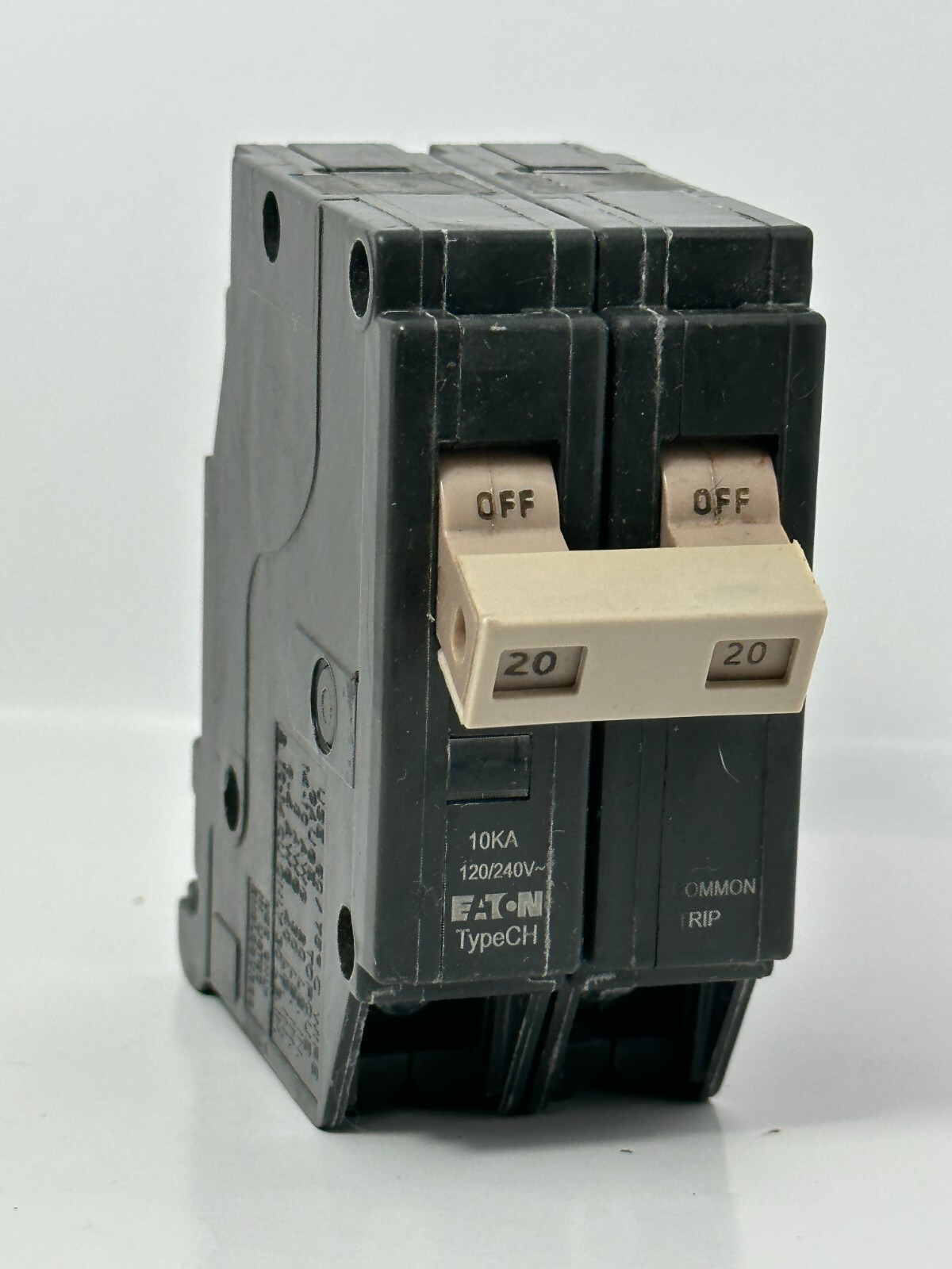 Eaton Type CH CHF220 Common Trip 2-Pole 20 Amp Circuit Breaker