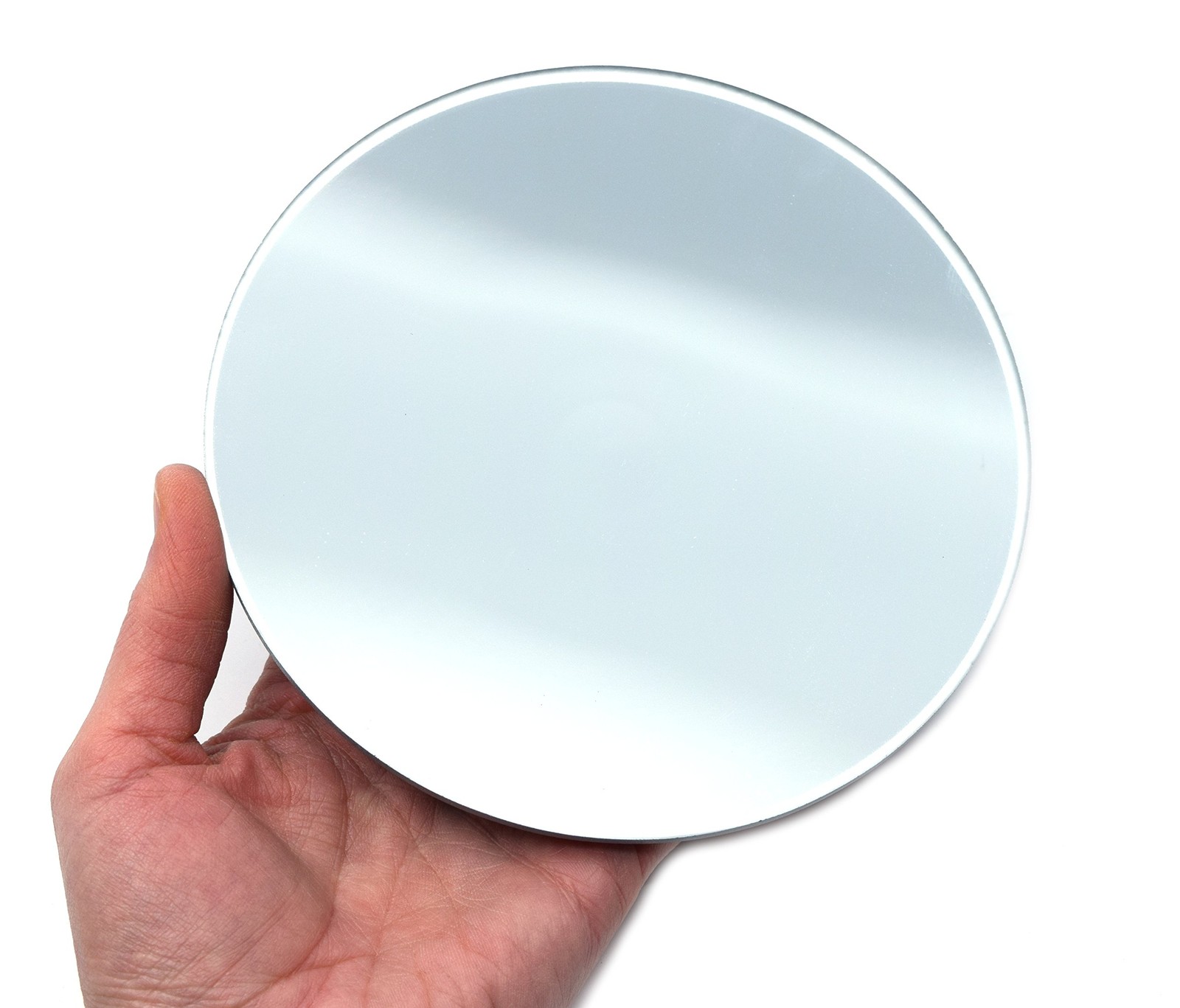 Convex Optical Mirror Glass 5.9 Inch 150mm Dia 300mm Focal Length 1 PCS