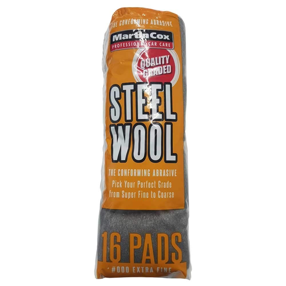 16 x Steel Wool, Grade #1#0#00#00#0000 16 High Quality Steel Wire Wool Pads…
