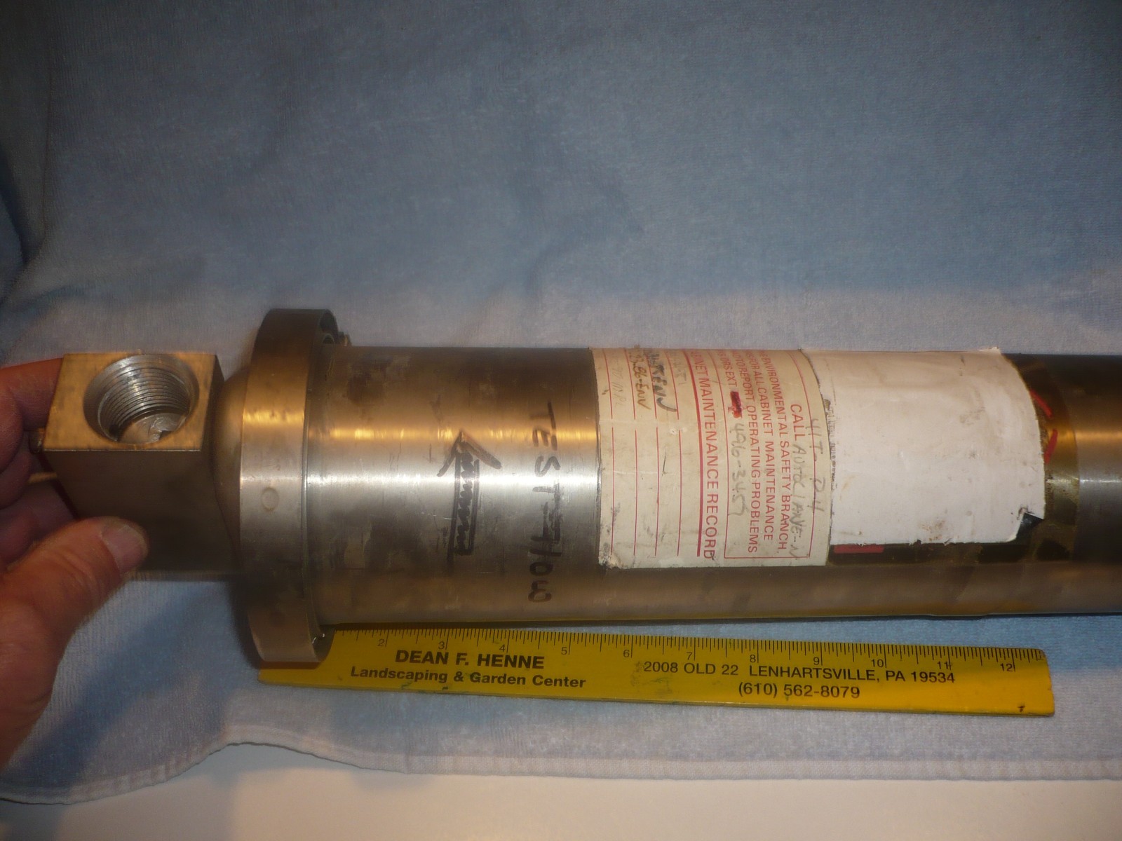 used PALL Filter Housing With Element part number SDL-1G16 max 150 psi at 250F
