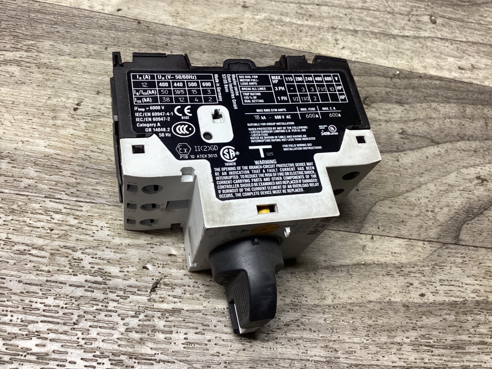 EATON MOELLER PKZM0-12 / AK 8 – 12 A #130N54