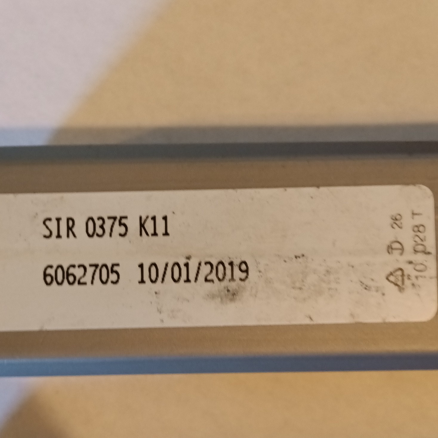 ISCAR SIR 0375 K11 Indexable Boring Bar Holder 0.9in OD 8.9in OAL