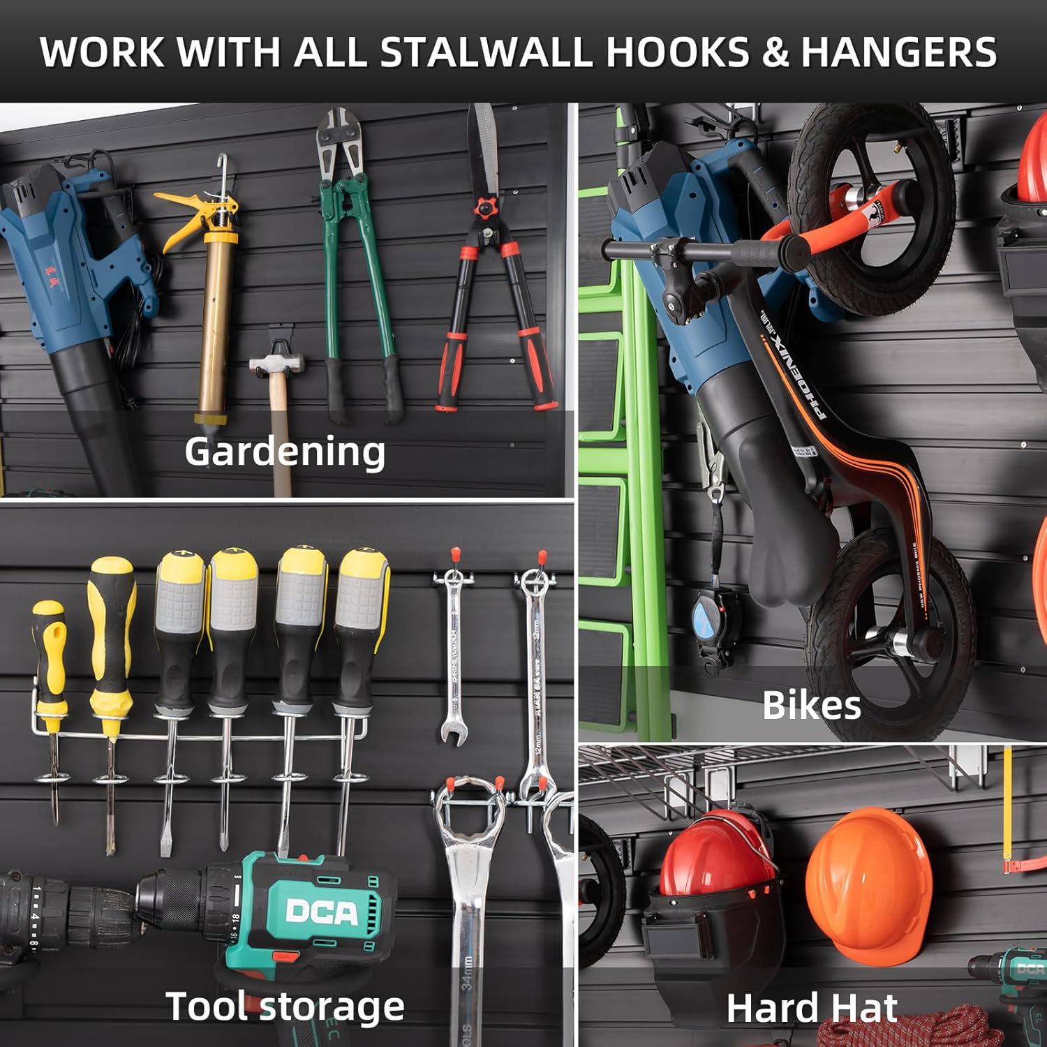 Slat Wall Paneling Garage Wall Organizer, Slatwall Panels Garage Tool Organizer