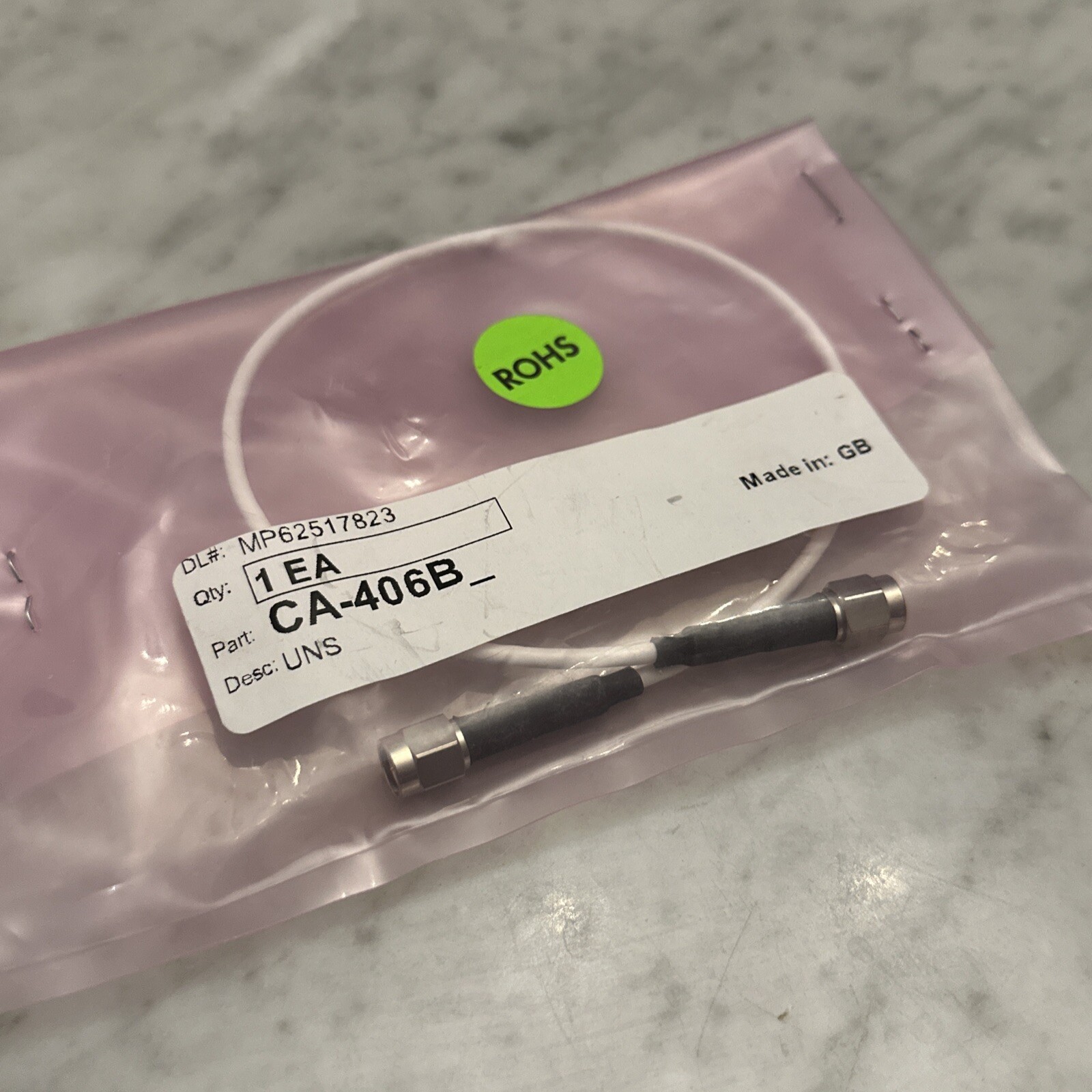 Keithley CA-406B SMA 13” SMA-SMA Male 50 Ω : 3 GHz