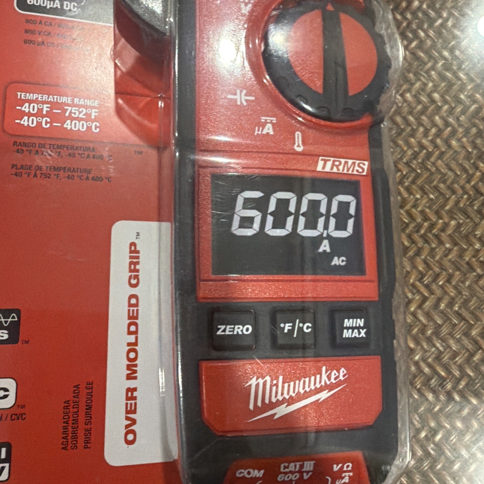 NEW MILWAUKEE 2236-20 600A CLAMP MULTI METER ELECTRICAL TESTER DIGITAL FREESHIP