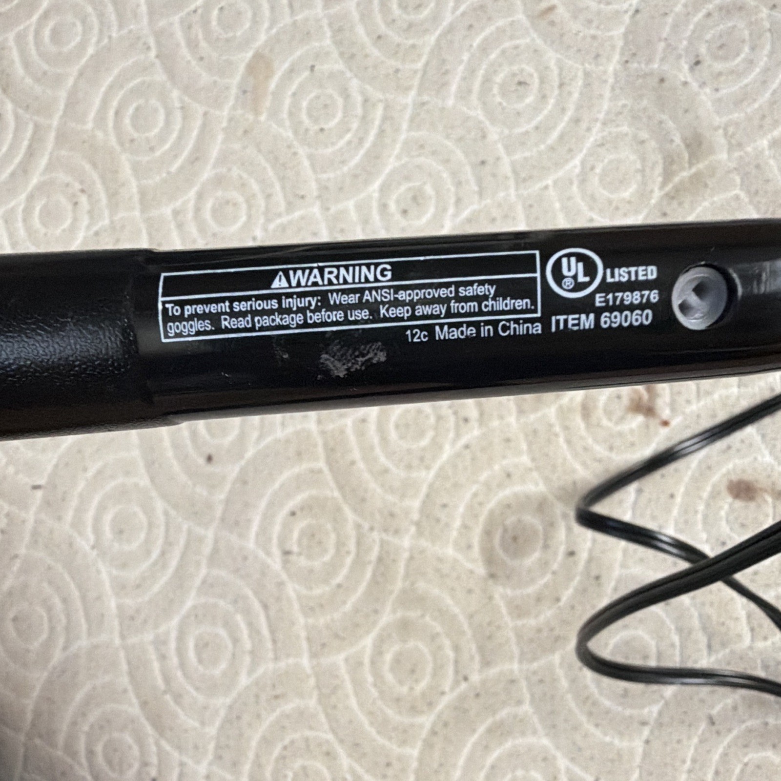 Chicago Electric Corded Soldering Iron 30W 120V Item/Model 69060