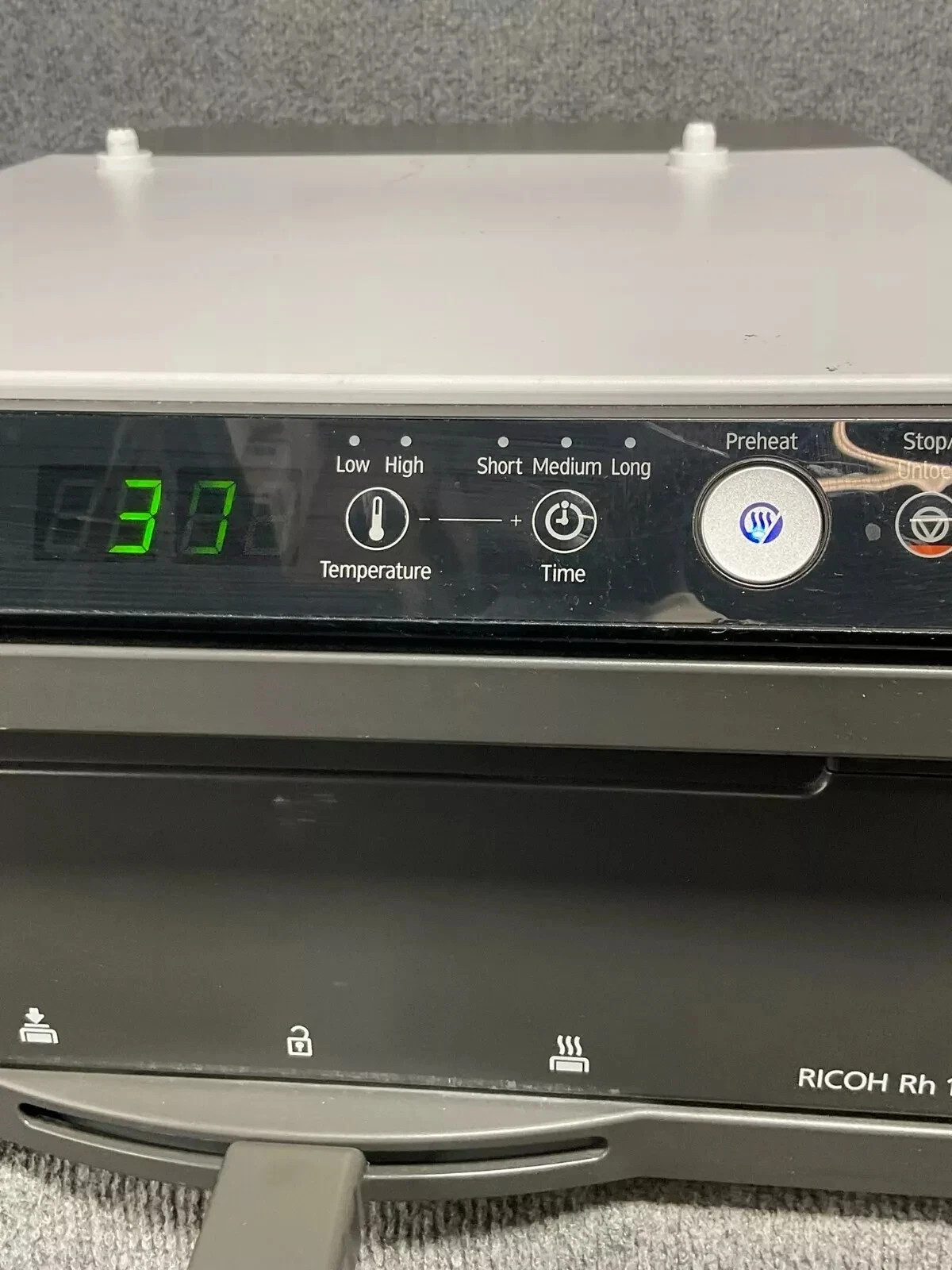 Ricoh RH100 DTG Heat Press Direct-to-Garment Finisher Used