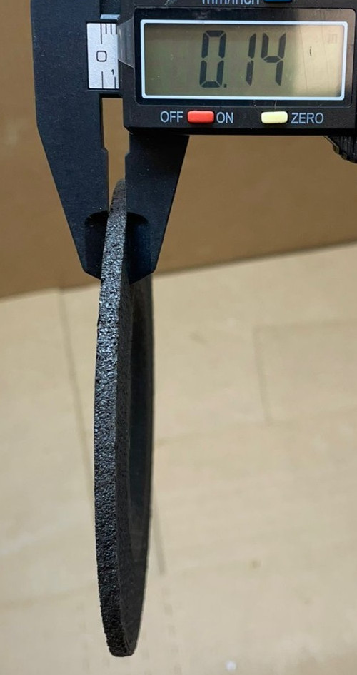 SAIT Pipiline 4-1/2 x 1/8 A24R-BF Grinding Wheel Type 27 13,300RPM Ferrous Metal