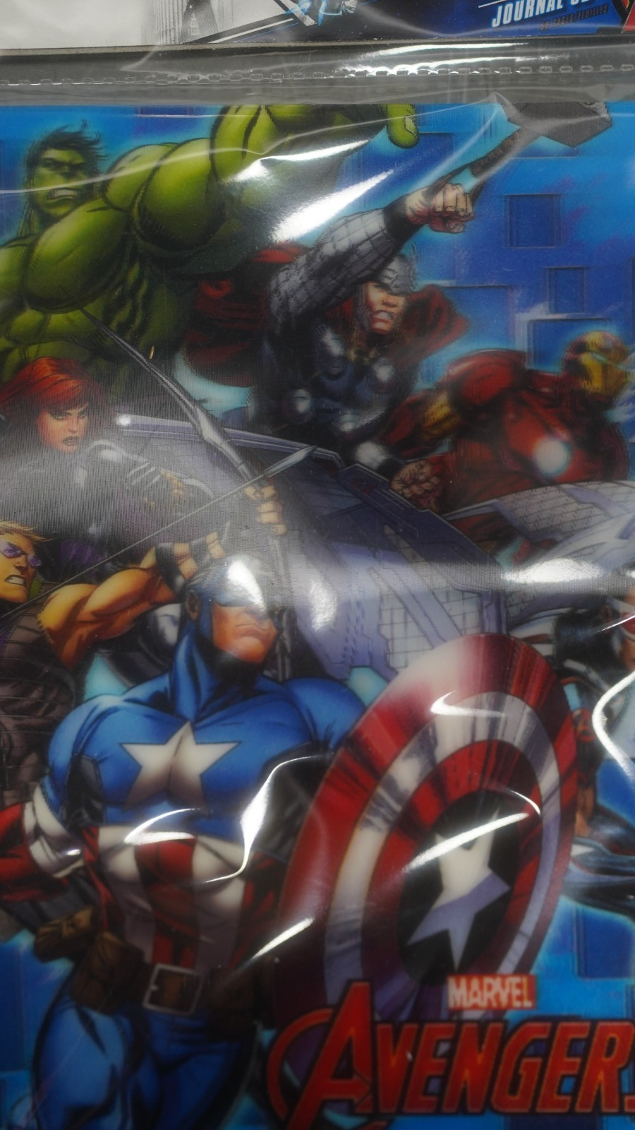 MARVEL AVENGERS 3D WRITING JOURNAL FOR NOTES SCHOOL OR DIARY NEW SEALED