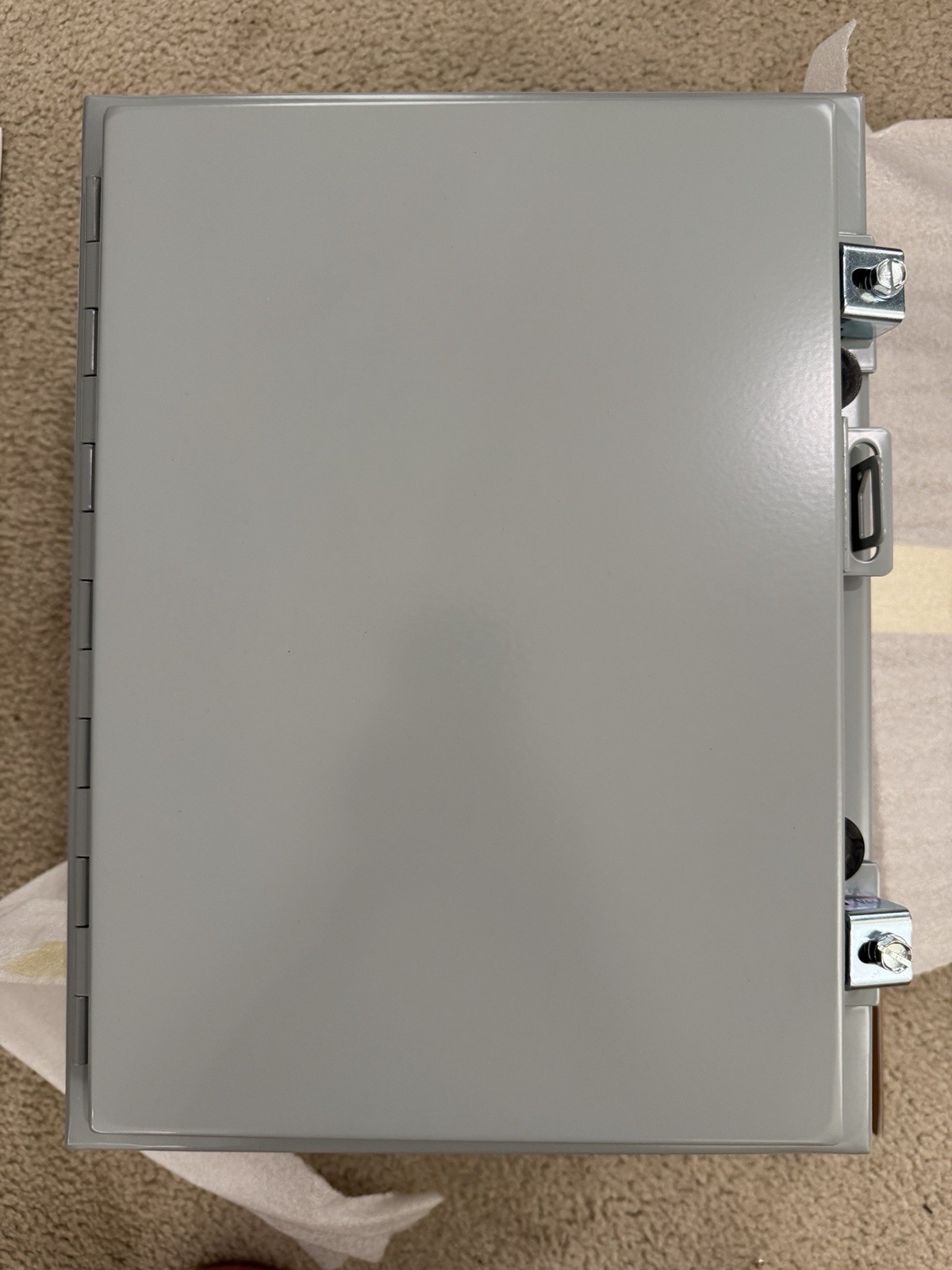 nVent Hoffman A161208LP Wall Mount Painted Enclosure w Clamps NEMA12 NIB