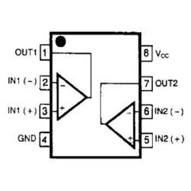 NE5532P Audio Grade Low Noise Dual Opamp 4 PCS | DIP-8 IC | TEXAS INST. US Ship