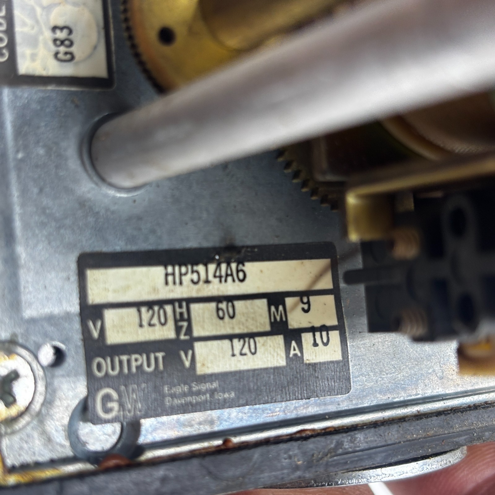 EAGLE SIGNAL HP514A6 CYCL-FLEX RESET TIMER 0-15 SECONDS 120V 60HZ 10A HP514A6 🎯