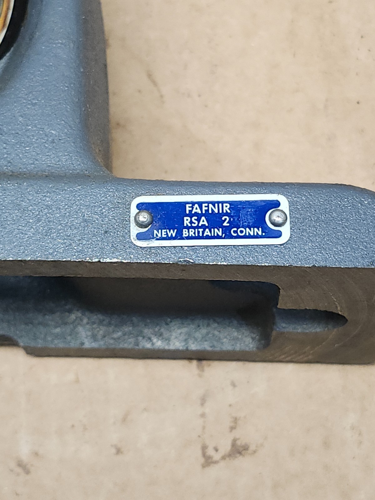 NEW NO BOX FAFNIR 2 BOLT PILLOW BLOCK BEARING RSA 2”