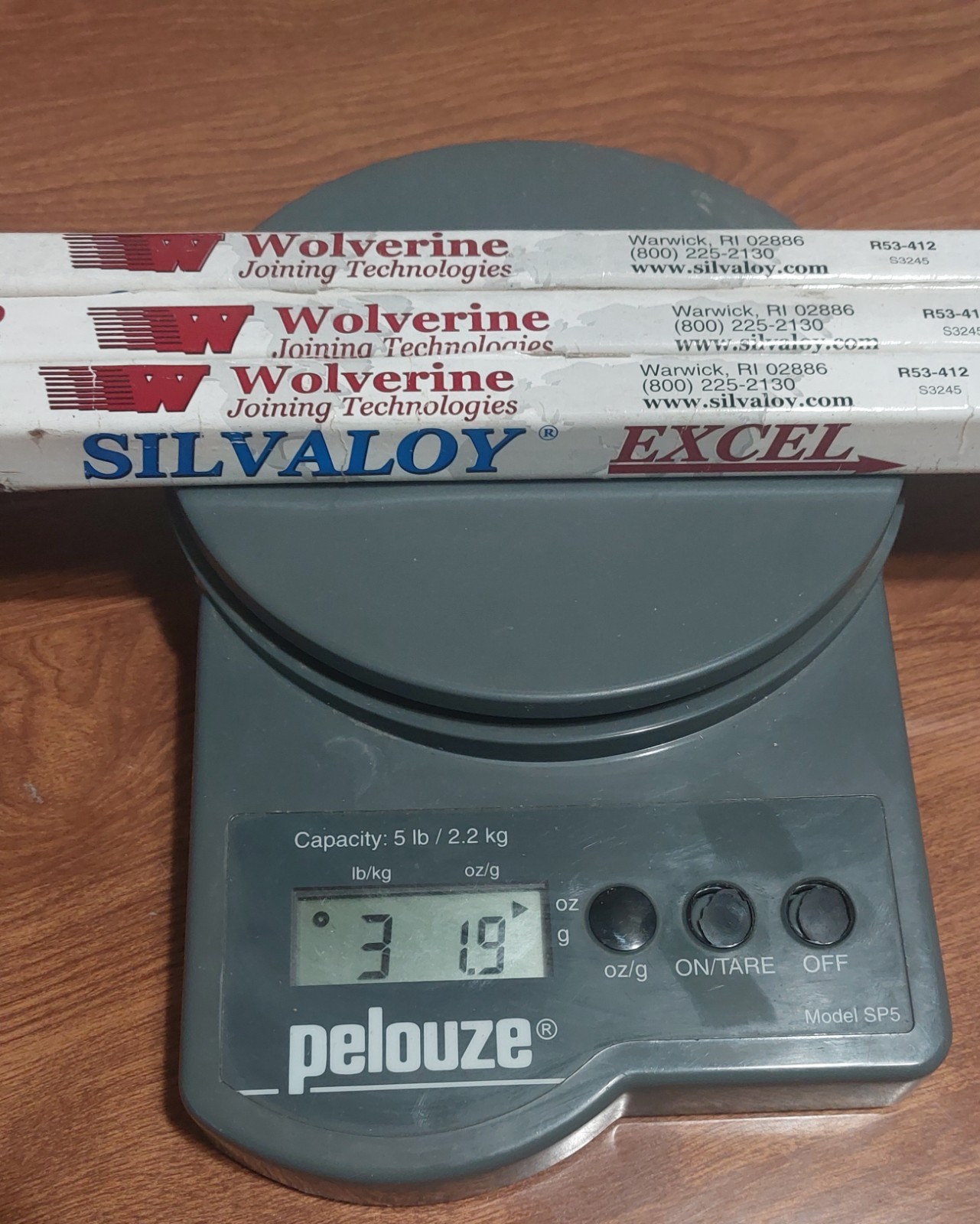 3LBS Lot SILVALOY 15% Silver Brazing Alloy 84 Rods HVAC Grade