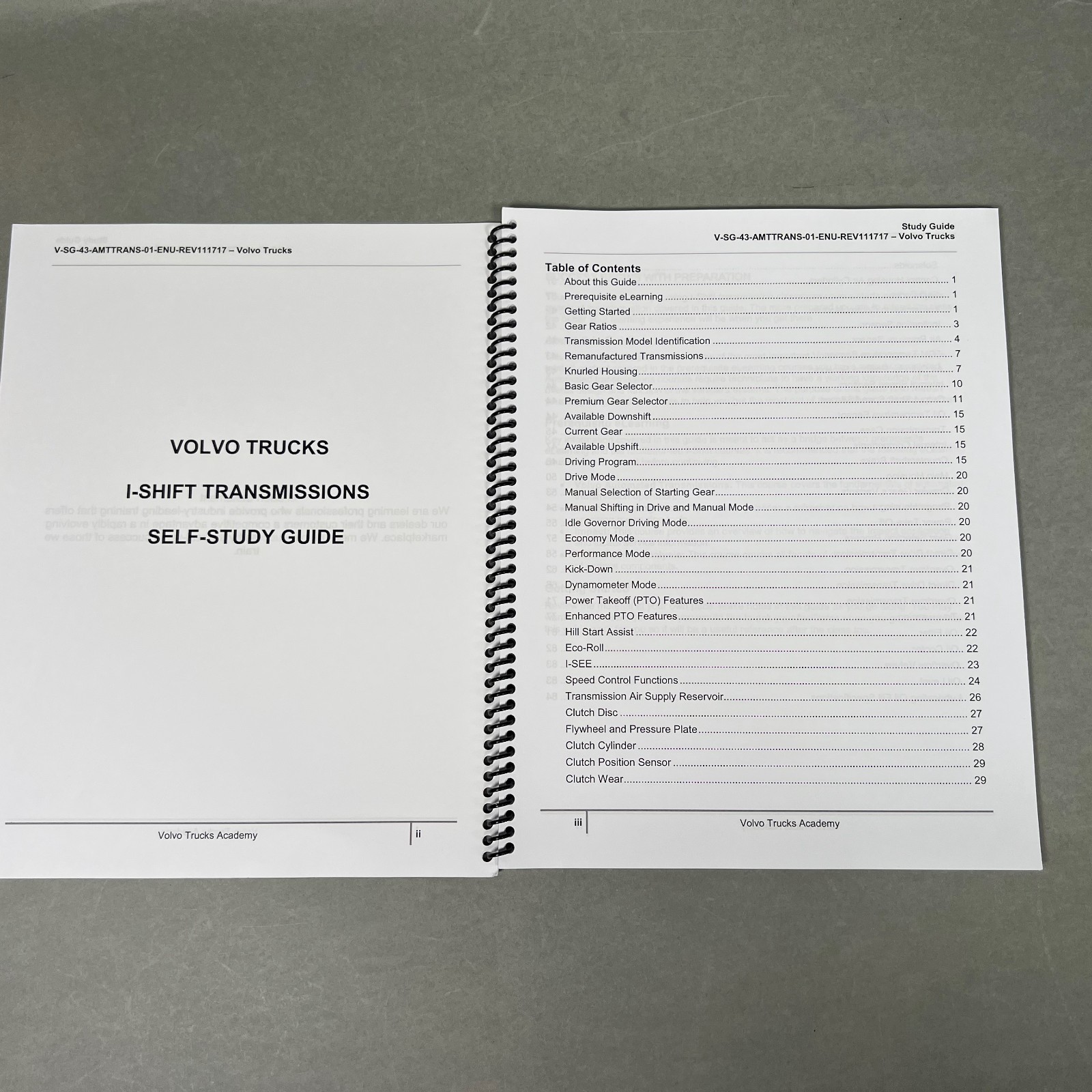 Volvo North American Institute Lot 4 Manual V00 Diagnostics I-Shift V20-D11/13